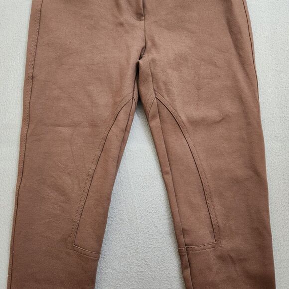 LOFT Women 8P Brown Mid Rise Skinny Stretch Riding Pants - Picture 3 of 11